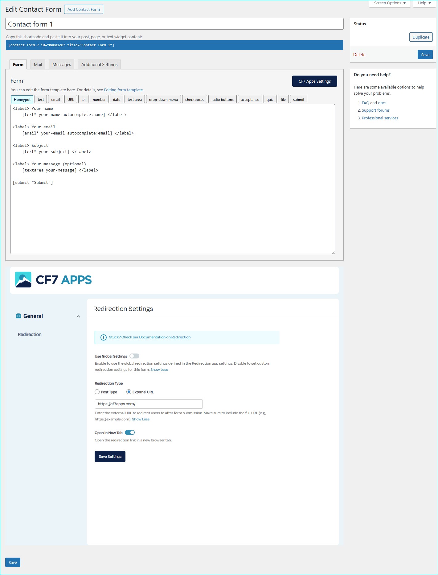 Msd Rent Redirection Form Redirection - CF7 Apps