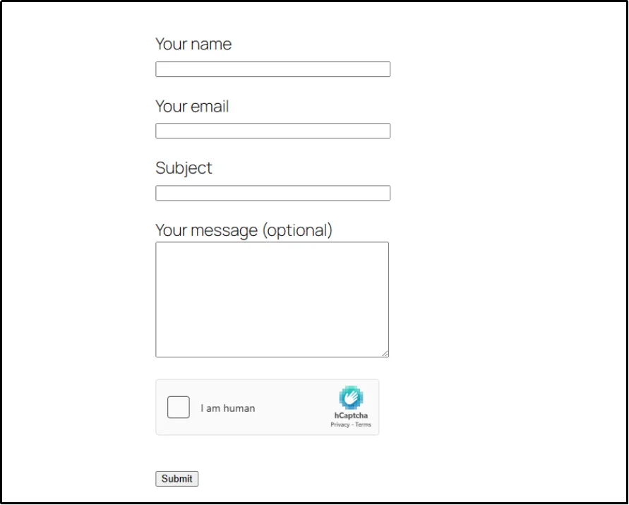 Clicking the insert tag button in Contact Form 7
