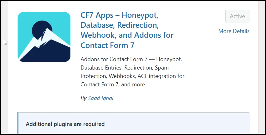 Click the “Install Now” button to install the plugin