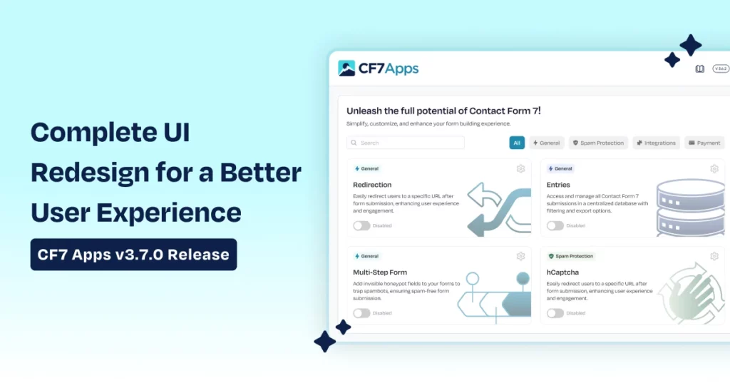 CF7 Apps v3.7.0 Release