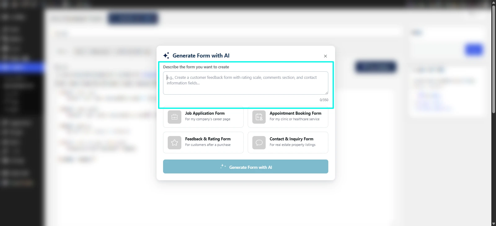 Create an event registration form with attendee name