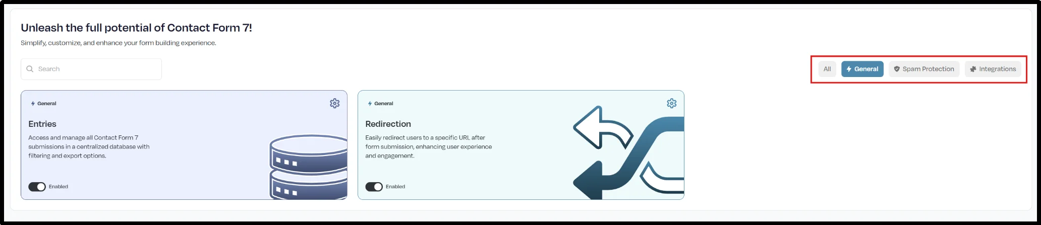 New tag-based app filtering feature in CF7 Apps for faster app organization and navigation