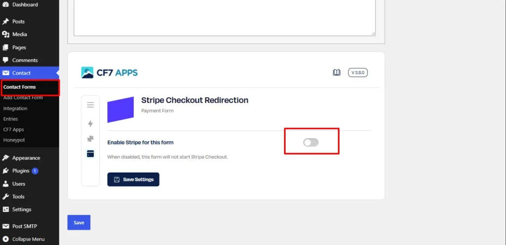 Configure Stripe Payment Gateway Settings 6
