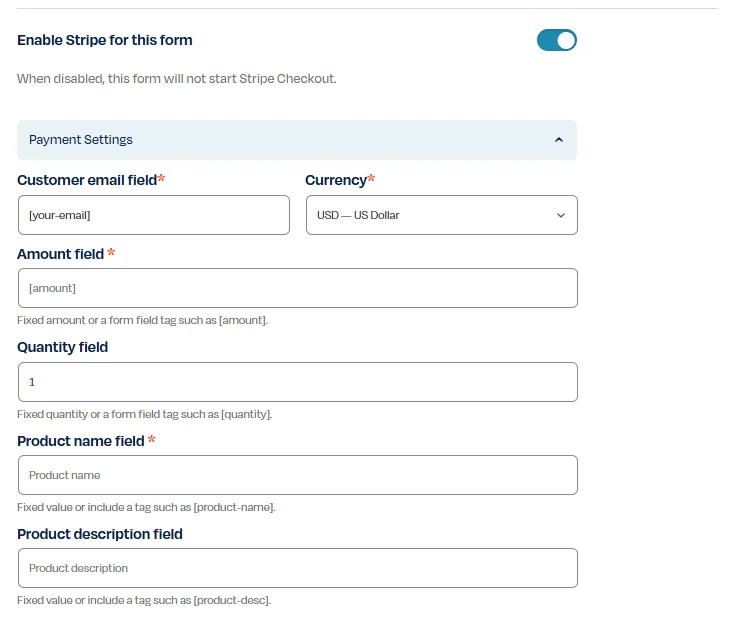 Configure Stripe Payment Gateway Settings 7
